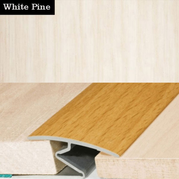 Aluminium Door Threshold Z Strip with Wood Effect for All Floor Types