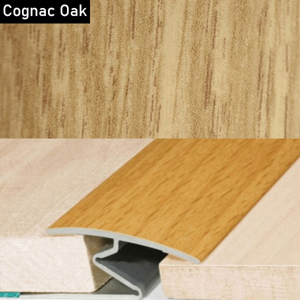 Aluminium Door Threshold Z Strip with Wood Effect for All Floor Types