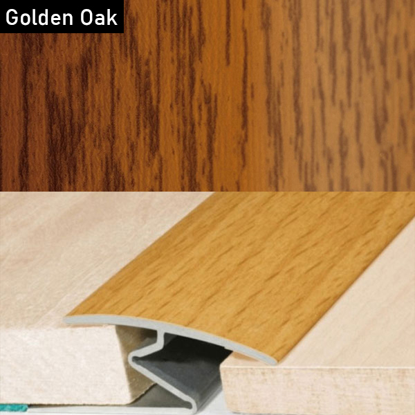 Aluminium Door Threshold Z Strip with Wood Effect for All Floor Types