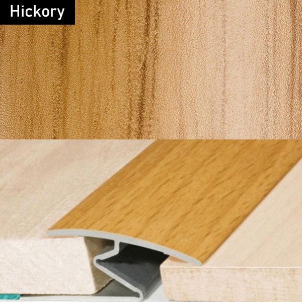 Aluminium Door Threshold Z Strip with Wood Effect for All Floor Types