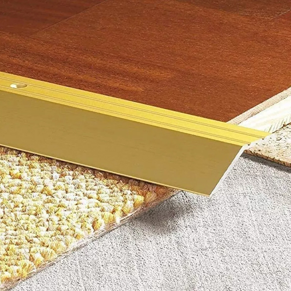 Self Adhesive Anodised Aluminium Door Trim For Laminate Floors 