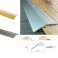 Anodised Aluminium Door Trim Threshold Ramp For Laminate Floors 