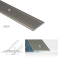 Aluminium Screw fix Flat Door Threshold For Wooden & Carpet Vinyl Flooring