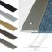 Aluminium Screw fix Flat Door Threshold For Wooden & Carpet Vinyl Flooring