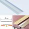 Aluminium Transition Profile Grooved Floor Trim For Joined Carpets 