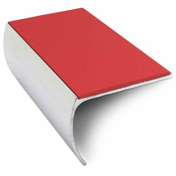 Non Slip Aluminium Pvc Insert Commercial Stair Bullnose Edge Trim