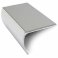 Non Slip Aluminium Pvc Insert Commercial Stair Bullnose Edge Trim