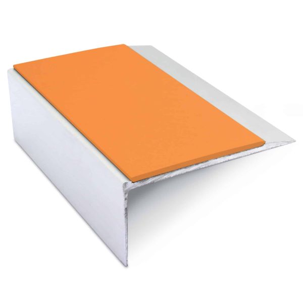 PVC Insert Aluminium Non Slip Stair Nosing Edge Trim