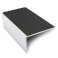 Aluminium PVC Insert Non Slip Stair Nosing Edge Trim 