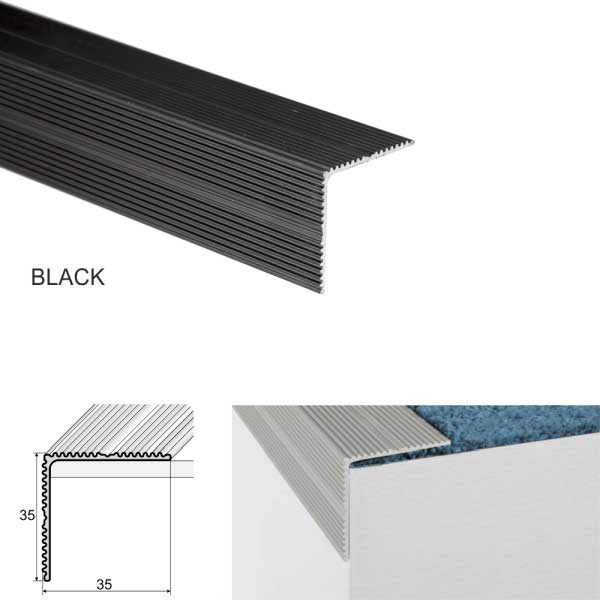 Aluminium Self Adhesive Stair Nosing for Edge Protection