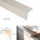 Self Adhesive Aluminium Stairs Nosing For Tile & Carpet Treads