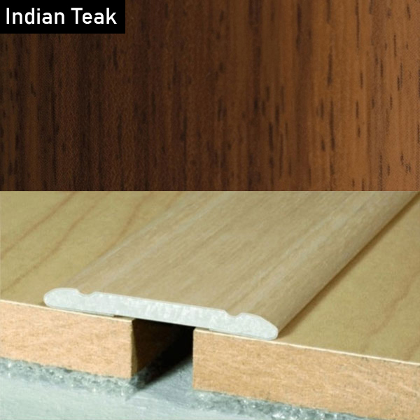 Aluminium Self-Adhesive Wood Effect Door Threshold Floor Trim