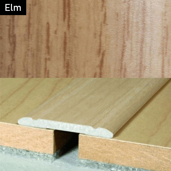 Aluminium Self-Adhesive Wood Effect Door Threshold Floor Trim