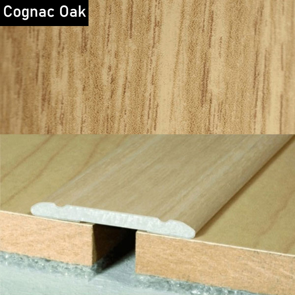Aluminium Self-Adhesive Wood Effect Door Threshold Floor Trim