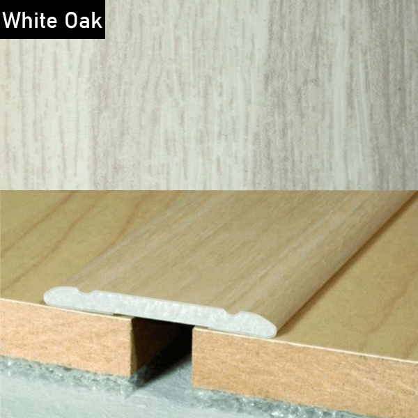 Aluminium Self-Adhesive Wood Effect Door Threshold Floor Trim