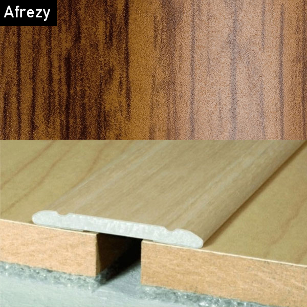 Aluminium Self-Adhesive Wood Effect Door Threshold Floor Trim