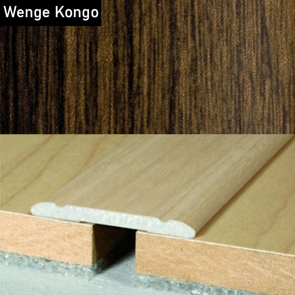 Aluminium Self-Adhesive Wood Effect Door Threshold Floor Trim