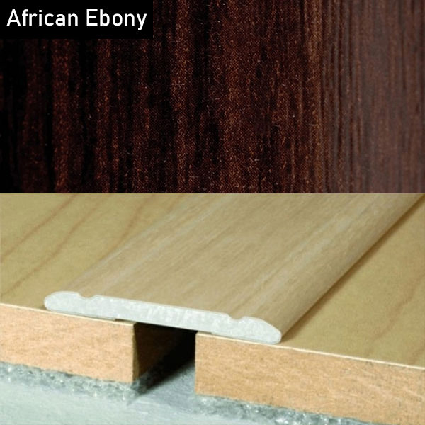 Aluminium Self-Adhesive Wood Effect Door Threshold Floor Trim