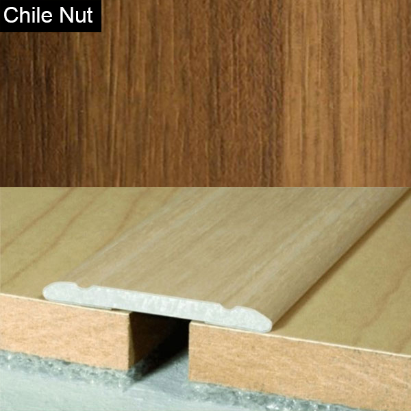 Aluminium Self-Adhesive Wood Effect Door Threshold Floor Trim