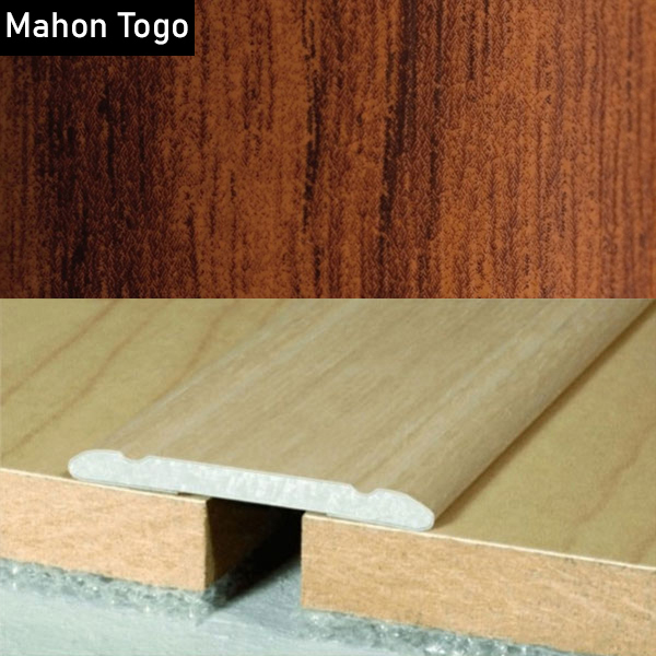 Aluminium Self-Adhesive Wood Effect Door Threshold Floor Trim