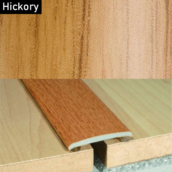 Aluminium Self-Adhesive Wood Effect Flat Door Threshold Strip