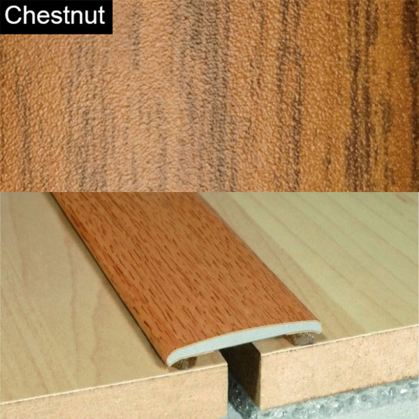 Aluminium Self-Adhesive Wood Effect Flat Door Threshold Strip