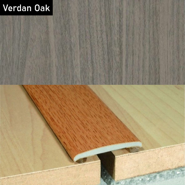 Aluminium Self-Adhesive Wood Effect Flat Door Threshold Strip