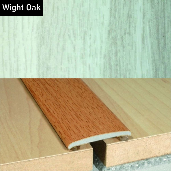Aluminium Self-Adhesive Wood Effect Flat Door Threshold Strip