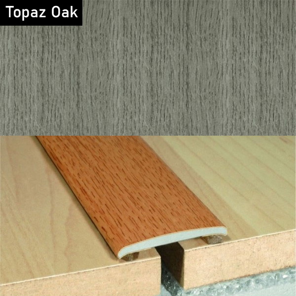Aluminium Self-Adhesive Wood Effect Flat Door Threshold Strip