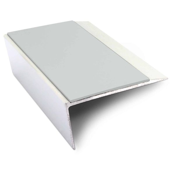 Non Slip Pvc Insert Aluminium Stair Nosing Edge Trim