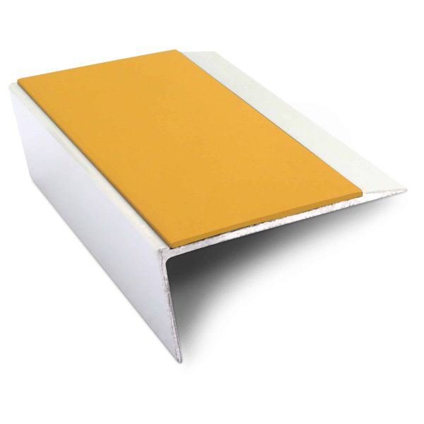 Non Slip Pvc Insert Aluminium Stair Nosing Edge Trim