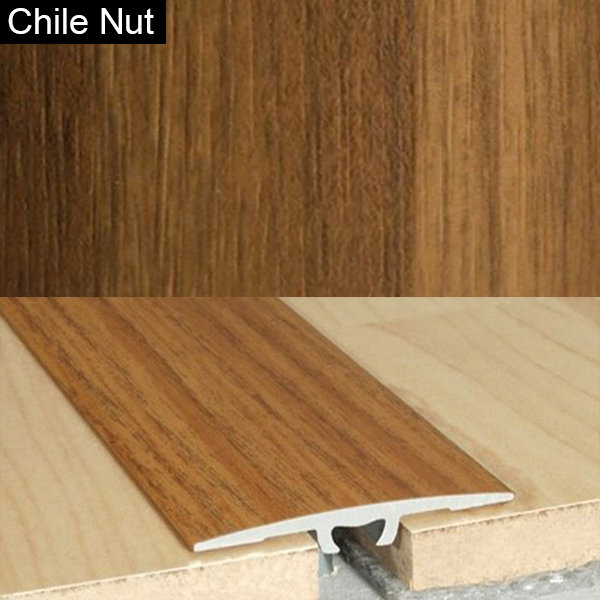Aluminium Wood Effect Door Threshold Floor Bar Edge Trim