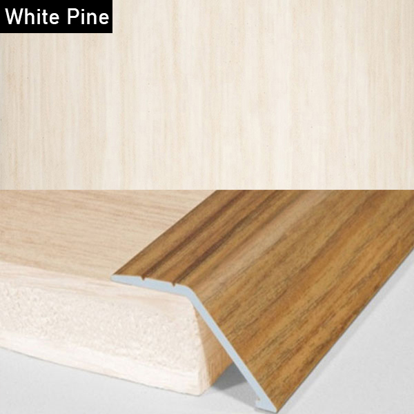 Aluminium Wood Effect Door Threshold Ramp Trim for Carpet and Floor