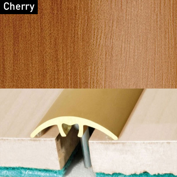 Aluminium Wood Effect Door Threshold Strip for Laminate and Carpet