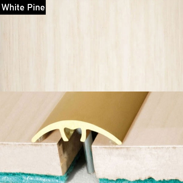 Aluminium Wood Effect Door Threshold Strip for Laminate and Carpet