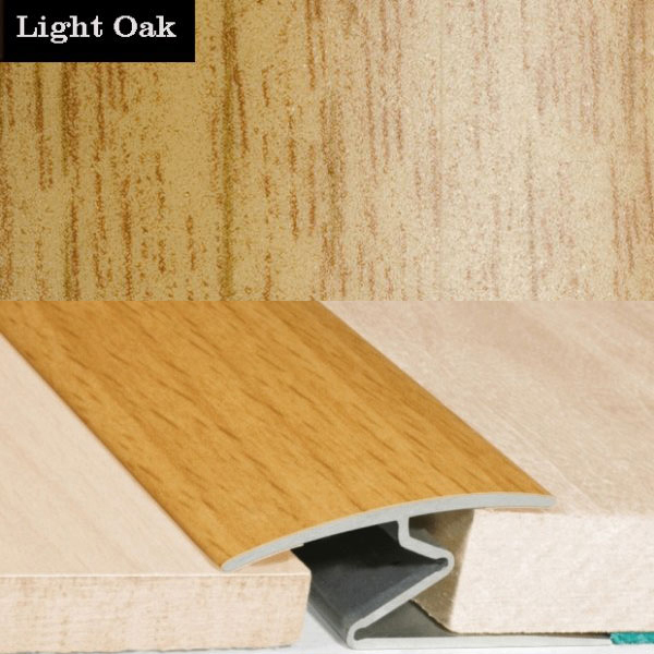 Aluminium Wood Effect Door Thresholds For Vinyl, Laminate & Wooden Floors