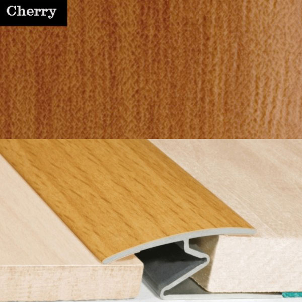 Aluminium Wood Effect Door Thresholds For Vinyl, Laminate & Wooden Floors