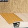 Aluminium Wood Effect Door Thresholds For Vinyl, Laminate & Wooden Floors