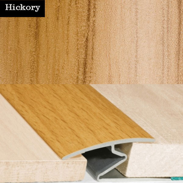 Aluminium Wood Effect Door Thresholds For Vinyl, Laminate & Wooden Floors