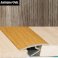 Aluminium Wood Effect Door Thresholds For Vinyl, Laminate & Wooden Floors