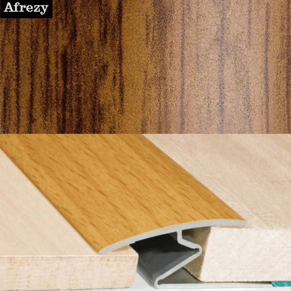 Aluminium Wood Effect Door Thresholds For Vinyl, Laminate & Wooden Floors