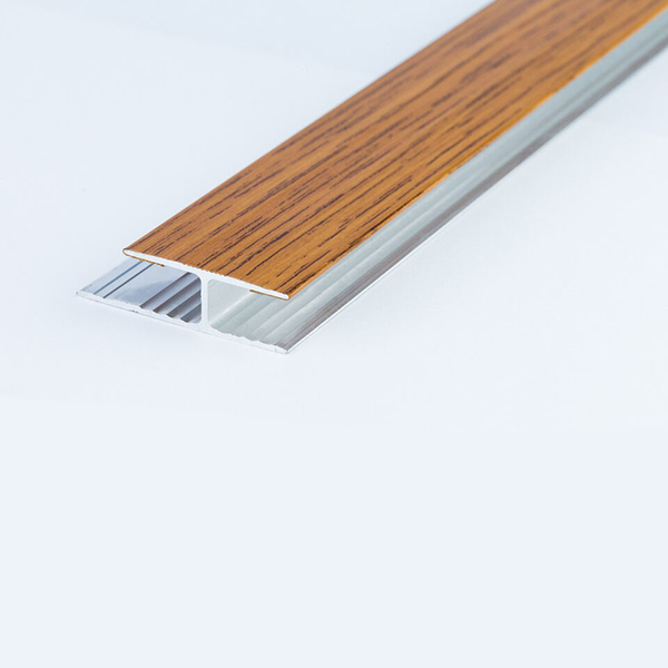 Aluminium Wood Effect Floor Trim Door Threshold Laminate Connector