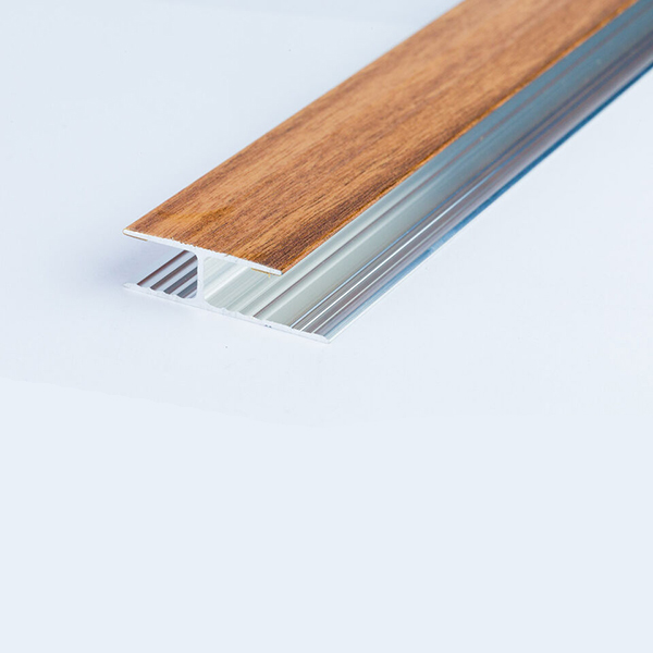 Aluminium Wood Effect Floor Trim Door Threshold Laminate Connector