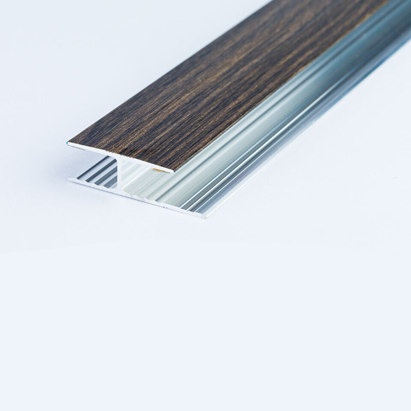 Aluminium Wood Effect Floor Trim Door Threshold Laminate Connector