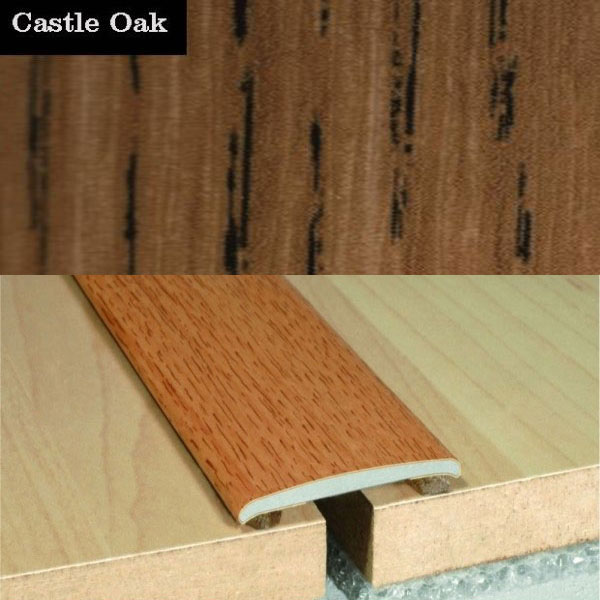 Self Adhesive Aluminium Wood Effect Door Threashold Floor Trim