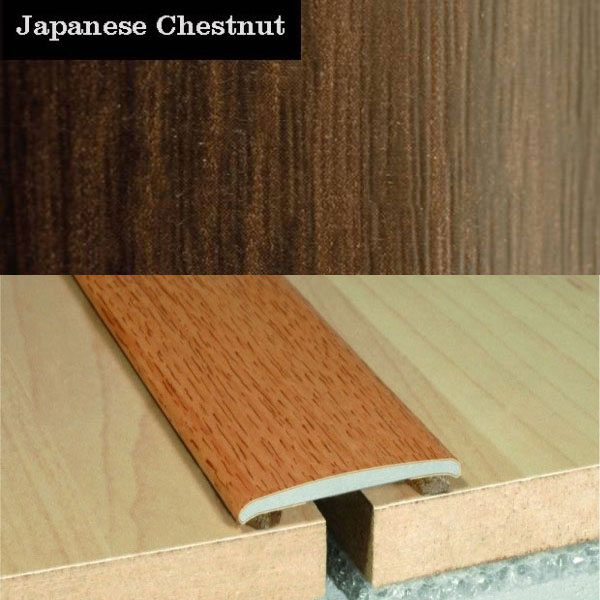 Self Adhesive Aluminium Wood Effect Door Threashold Floor Trim