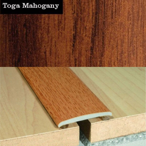 Self Adhesive Aluminium Wood Effect Door Threashold Floor Trim