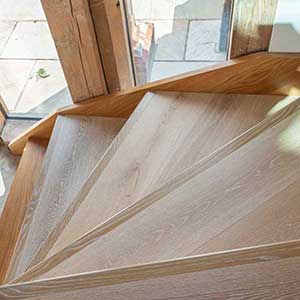 Aluminium Wood Effect Stair Nosing