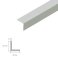 Anodised Aluminium Angle Corner Trim Edging Guard - 1m Long 