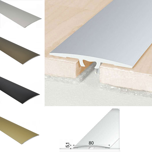 Self Adhesive Anodised Aluminium  Door Threshold Floor Trim